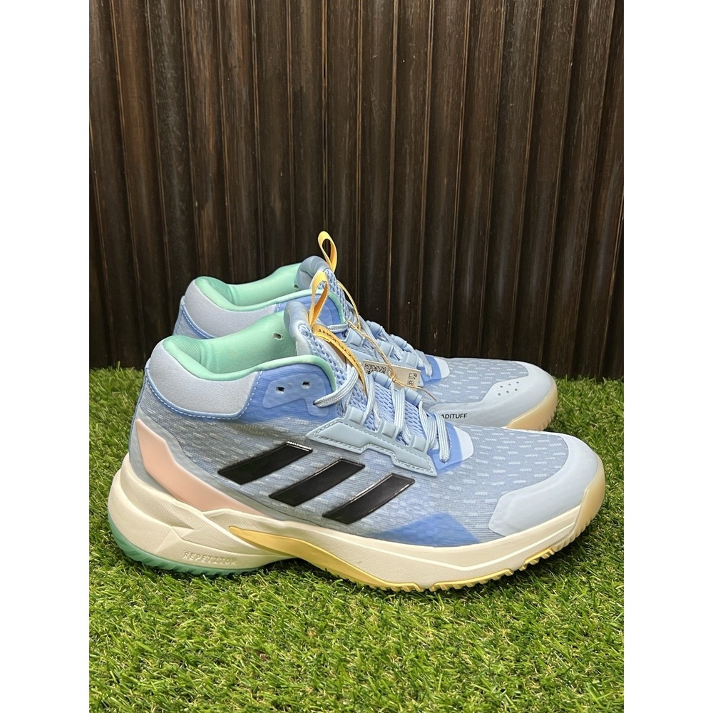 Size 8 - adidas Crazyflight 6 Indoor Mid Glow Blue Womens HP7032